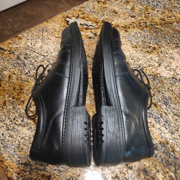 ECCO Black Leather Dress Shoes Comfort System Size 8.5 main image 8